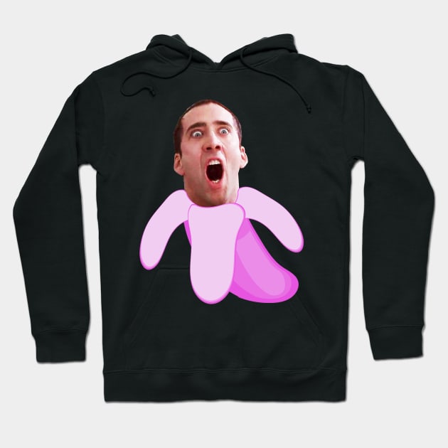 Nicholas cage banana Hoodie by YaiVargas